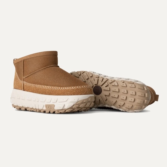 NWOB $190 Original UGG Venture Daze Ultra Mini Boots Chestnut Brown Suede - Picture 12 of 13